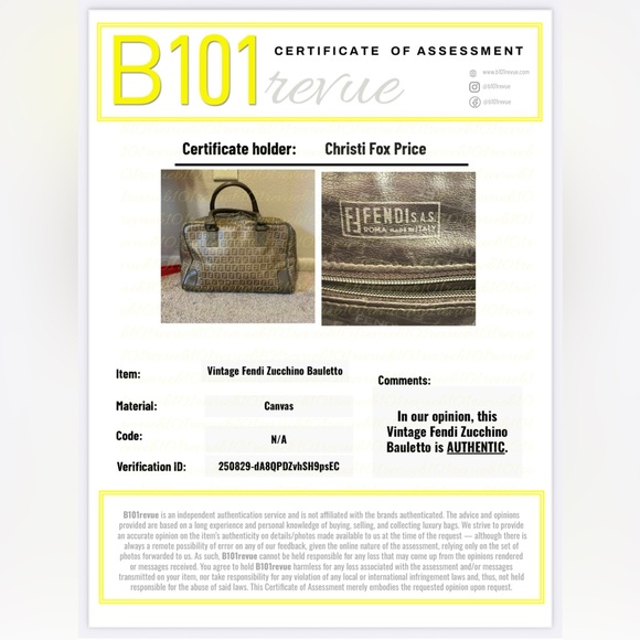 Authentic Fendi Vintage Boston Bag - Picture 13 of 13